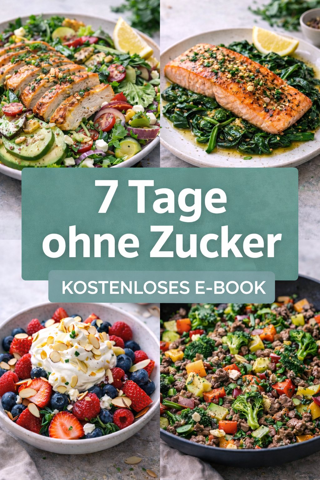 7 Tage ohne Zucker E-Book Cover